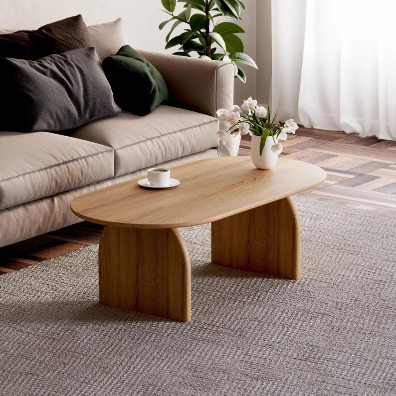Unique Coffee Table Furniture - Modern oak coffee table - Scandi coffee table - Original coffee table -Wooden coffee table-Living room table