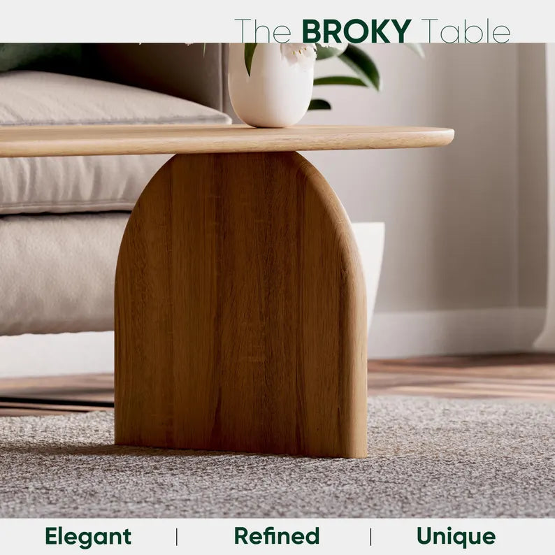 Unique Coffee Table Furniture - Modern oak coffee table - Scandi coffee table - Original coffee table -Wooden coffee table-Living room table